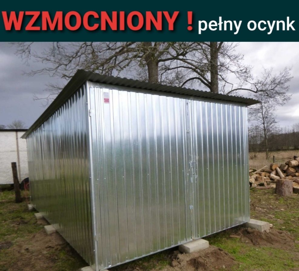 PROMOCJA ostatnie szt ! GARAŻ 3x5 szkielet ocynk  SZYBKO CAŁA POLSKA
