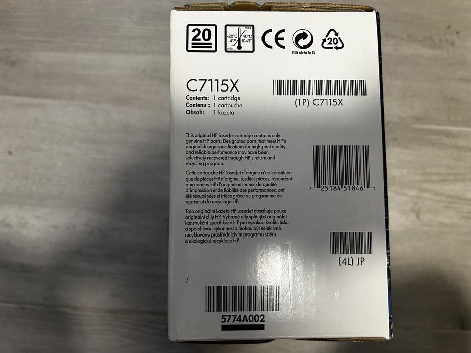 Toner Hp black noire