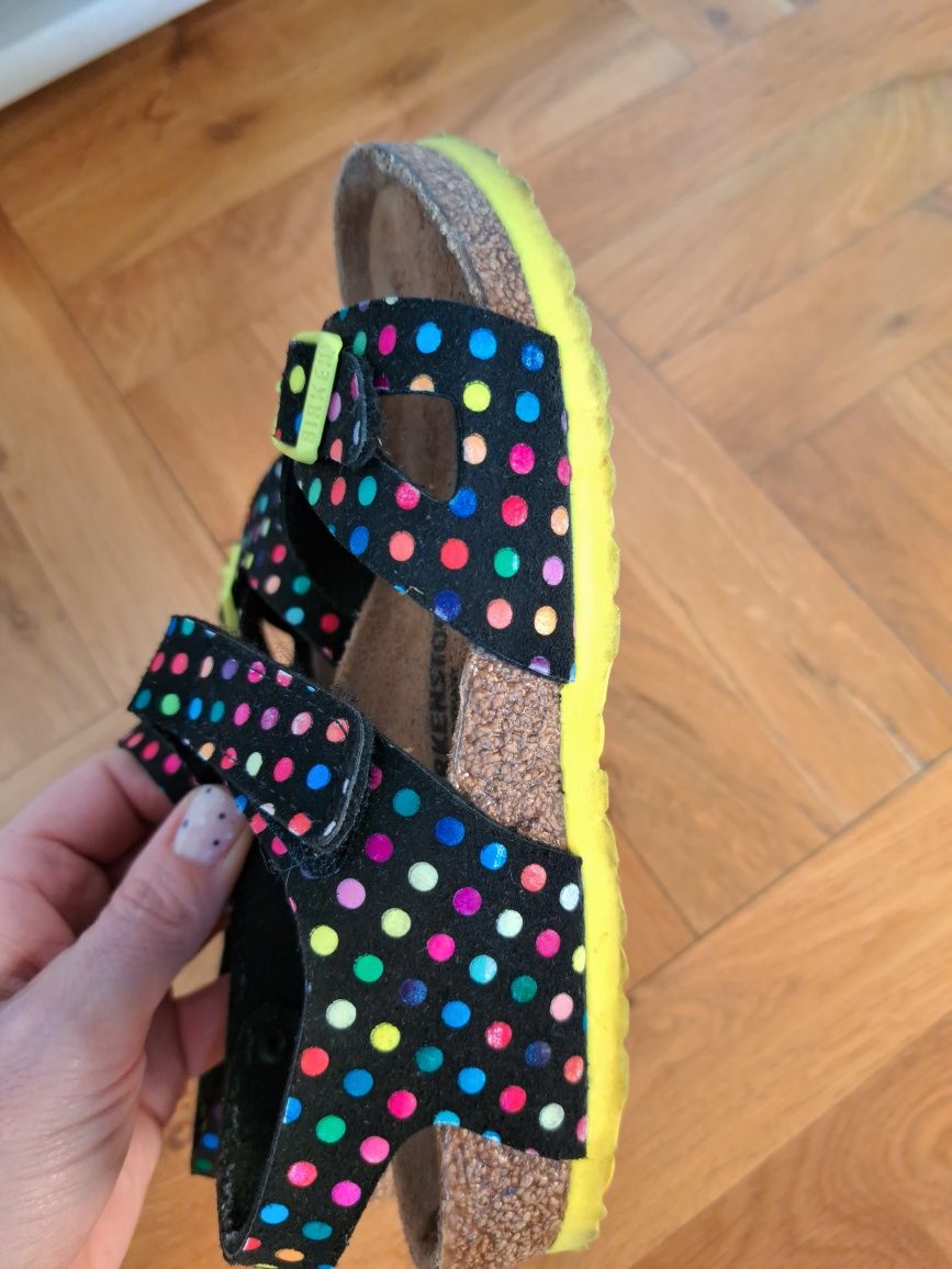 Sandaly birkenstock rozm.33 jak nowe,na gwarancji
