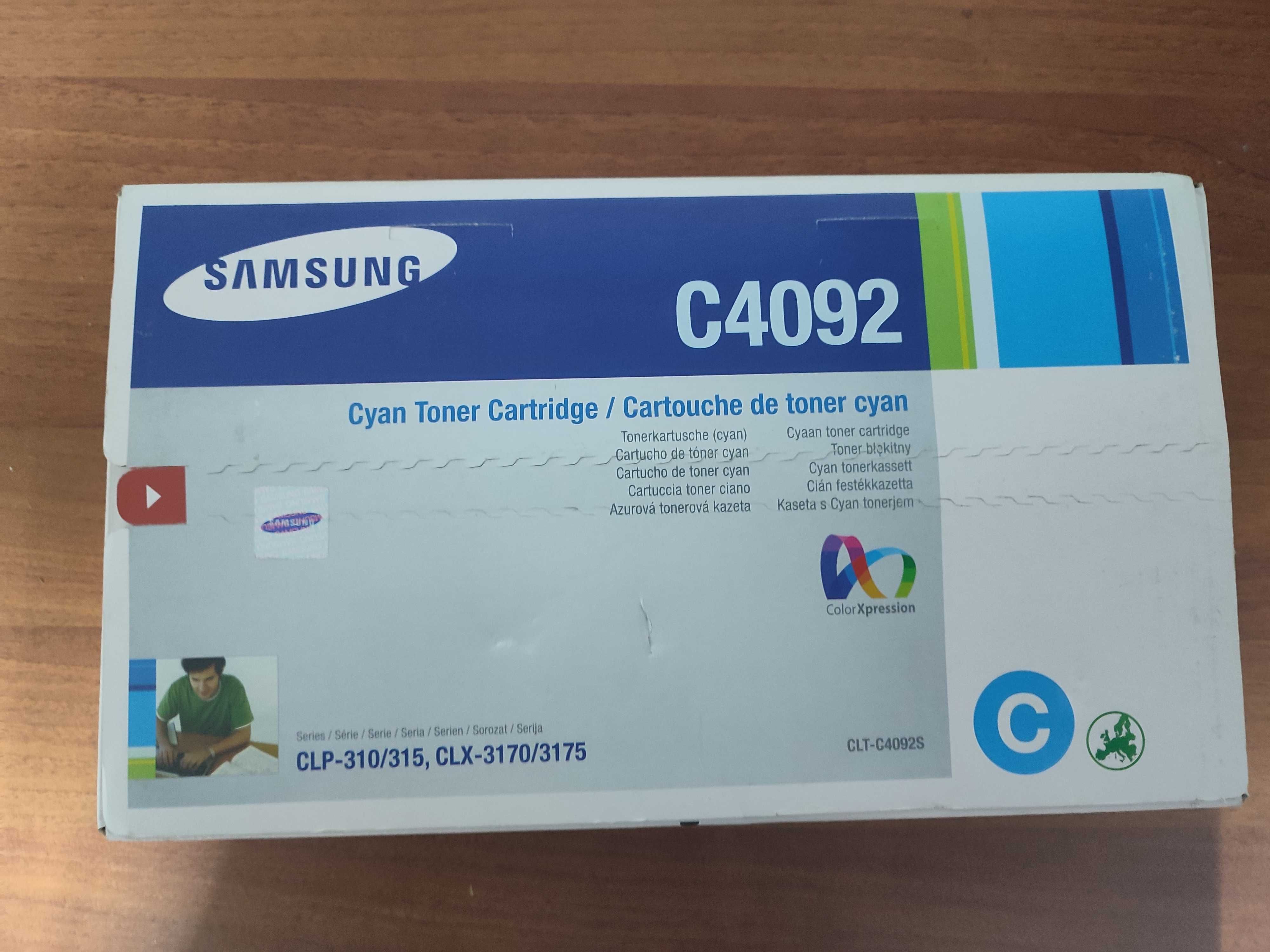 Оригінальний картридж Samsung CLT-C4092S cyan