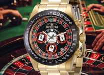 Часы Invicta 44644 Speedway Casino Gold 40 mm. Chronograph 200 MT.