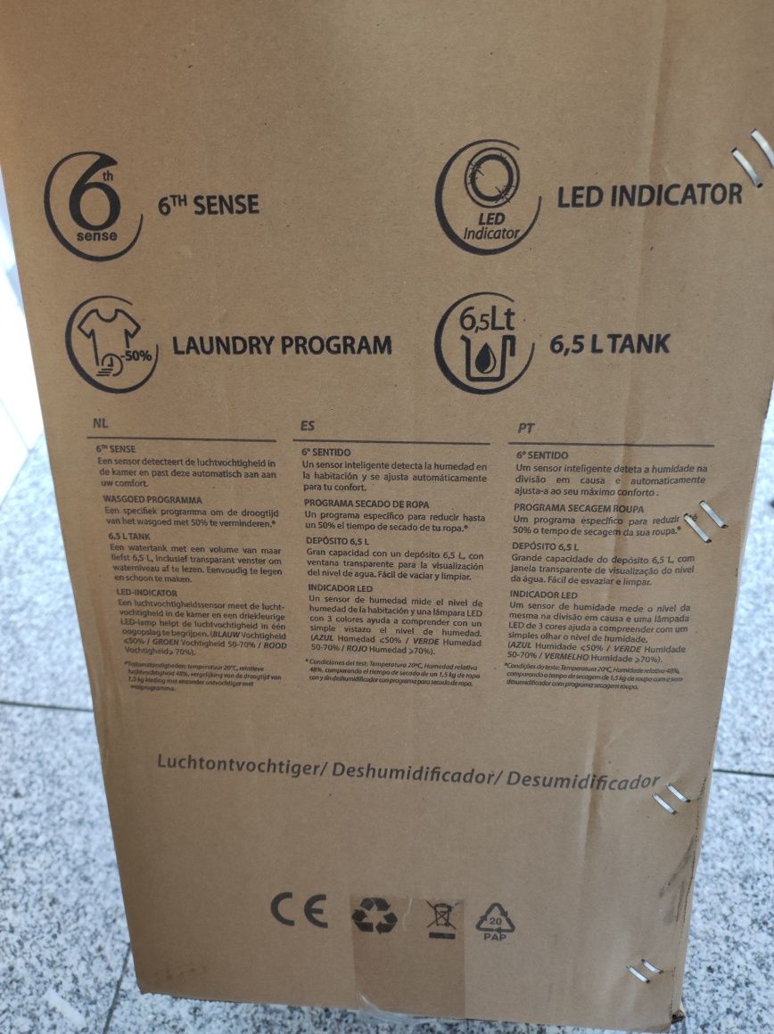 Whirlpool Desumidificador 20l