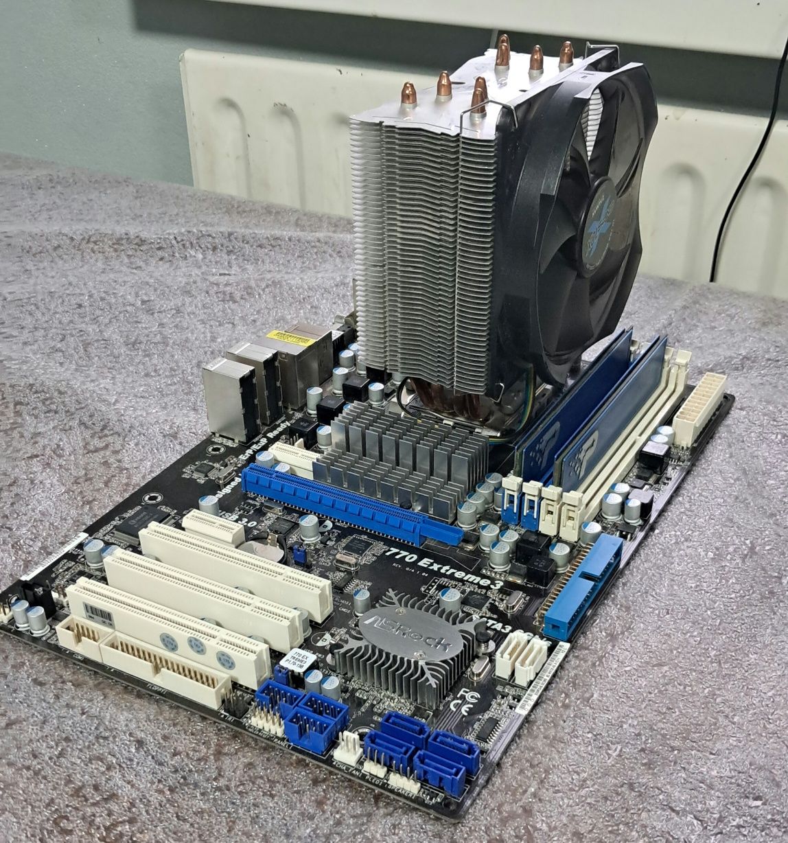 Комплект Материнська плата + кулер Zalman CNPS10X + оперативна память
