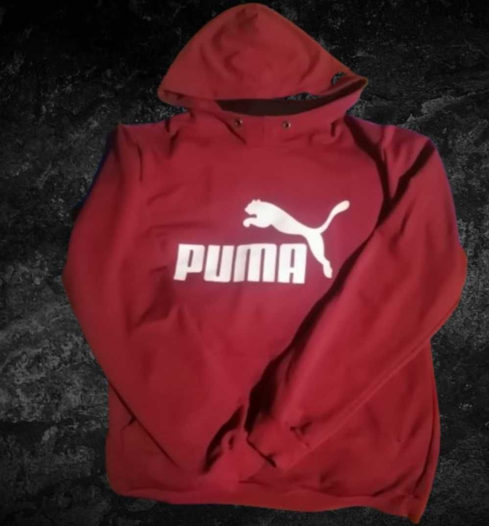 Кофта Puma червонного кольору Худі пума