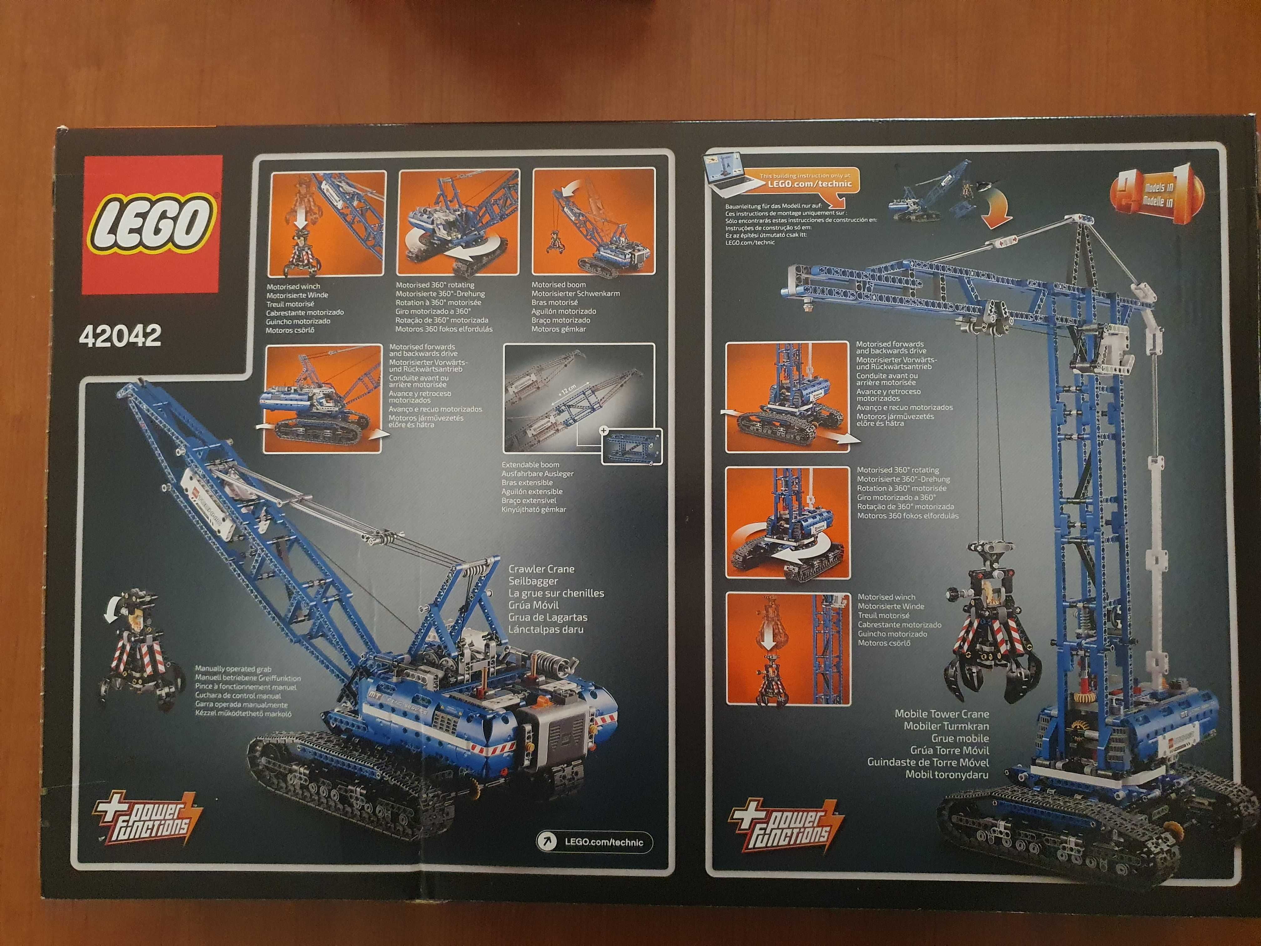 Lego Technic 42042 Guindaste Motorizado NOVO em caixa SELADA