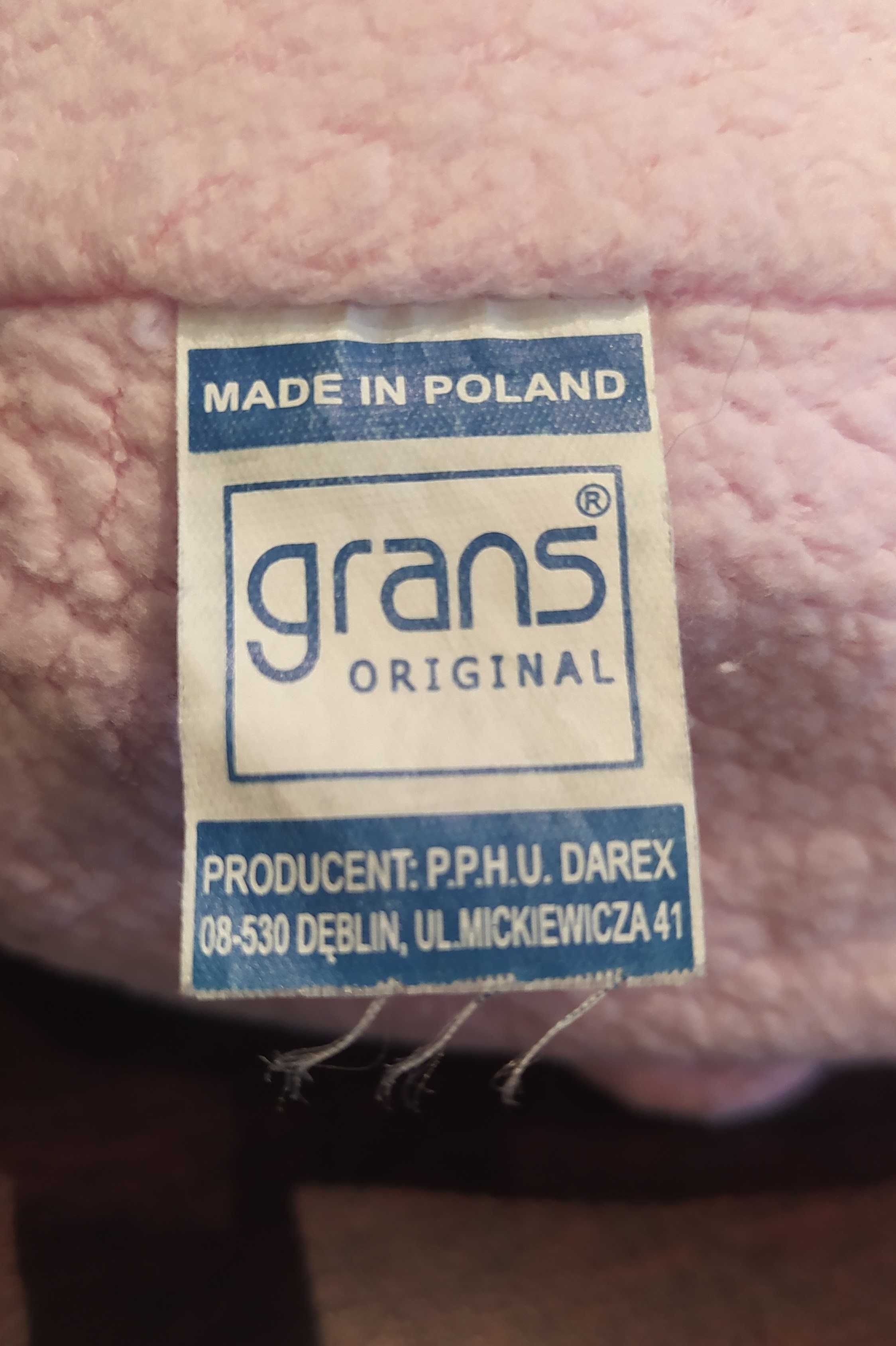 Шапка дитяча рожева з вушками "Grans" Польща Розмір 50/52 Акрил/шерсть