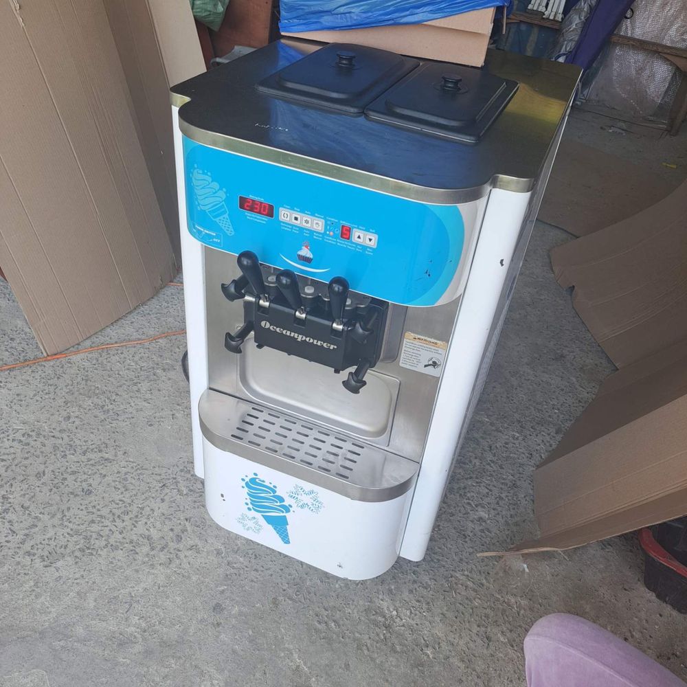 Фризер Oceanpower аппарат для приготовления мороженого рожок мягкое