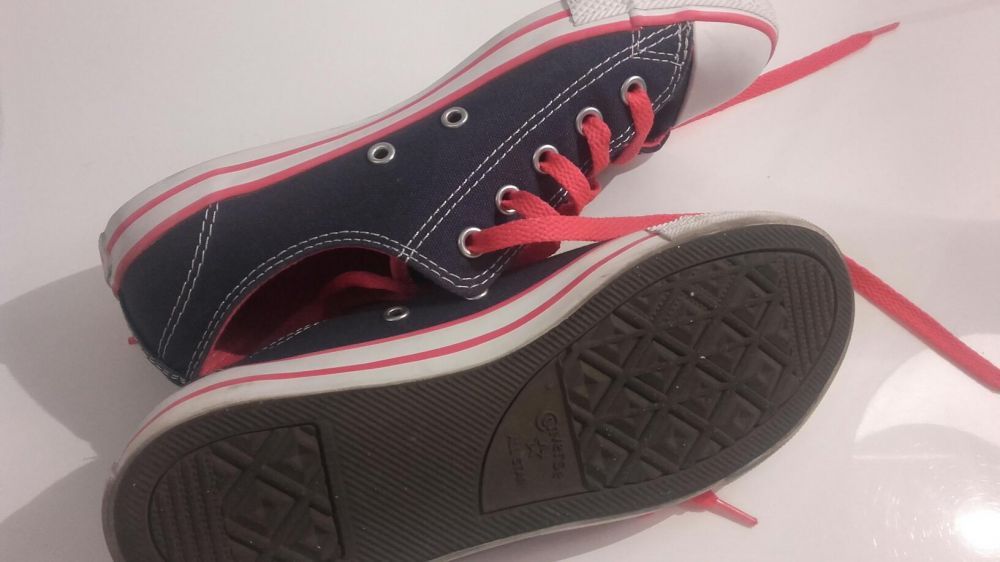 Trampki converse granatowe dzinsowe slim All Star