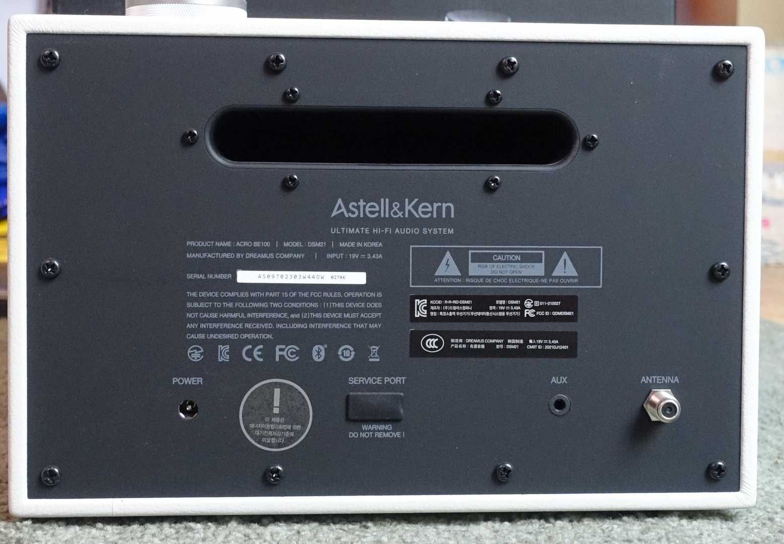 Głośnik Astell&Kern ACRO BE100  Bluetooth z Radiem FM Biały