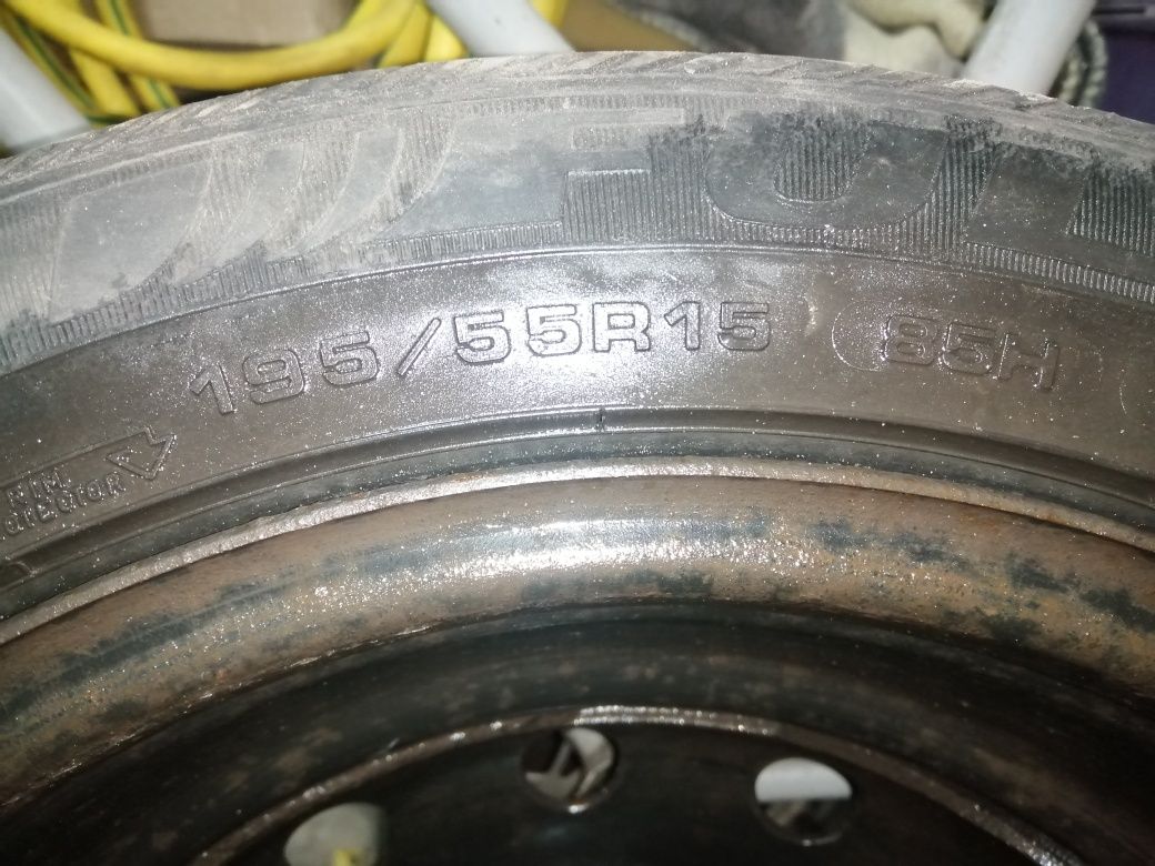 Продам диск з гумою 4×114.3 R15 J6, ET44.