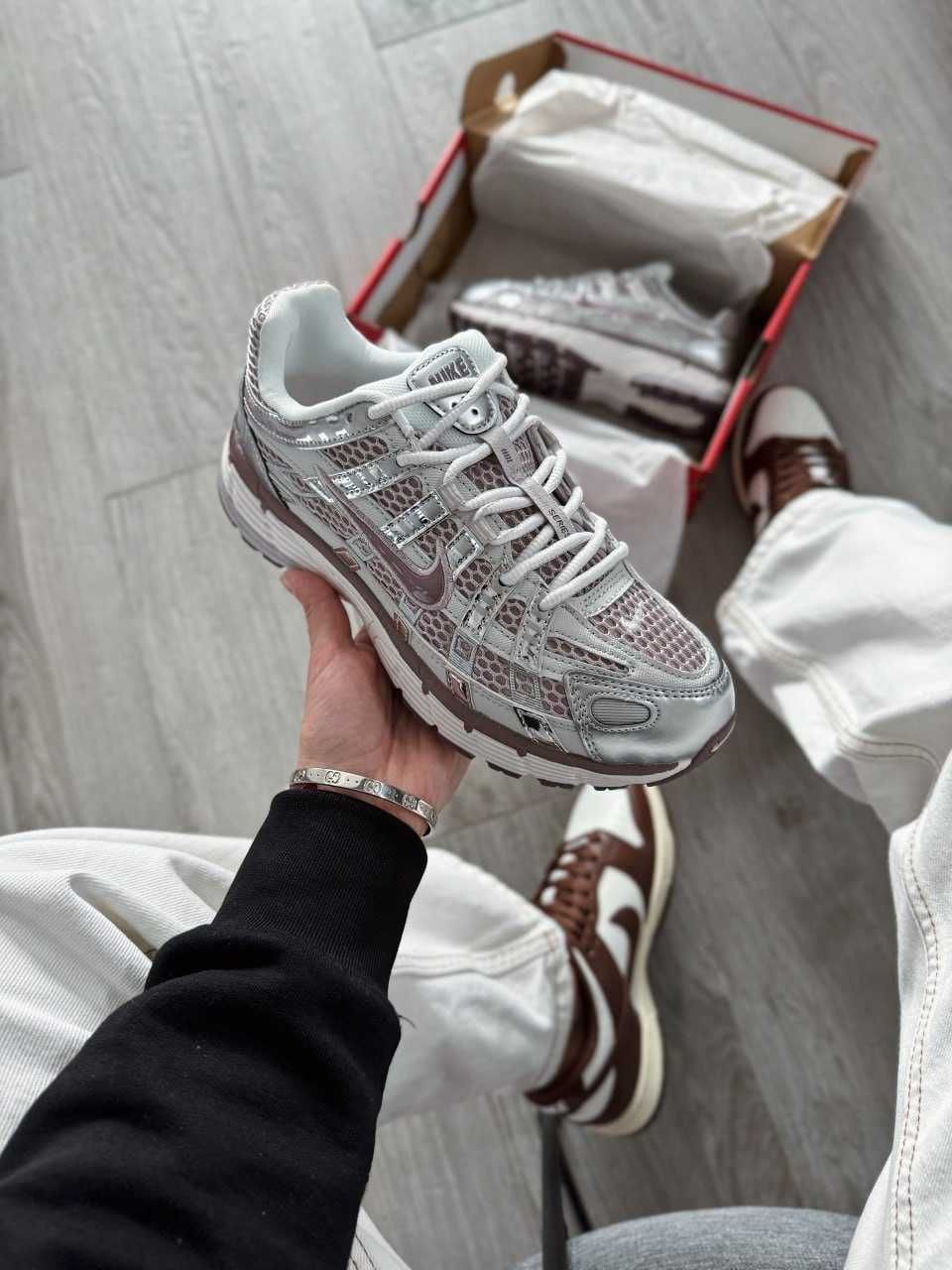 Кросівки Nike P-6000 Platinum Violet Vast Grey premium