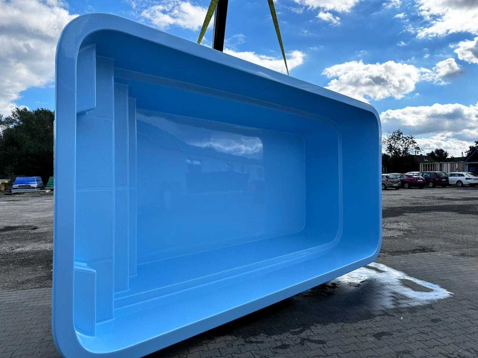 MEGA PROMOCJA Basen poliestrowy SARAGOSSA 6x3x1,5m Z OSPRZĘTEM !!