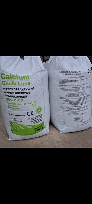 Wapno granulowane kredowe i magnezowe oraz Czarna kreda -PRODUCENT