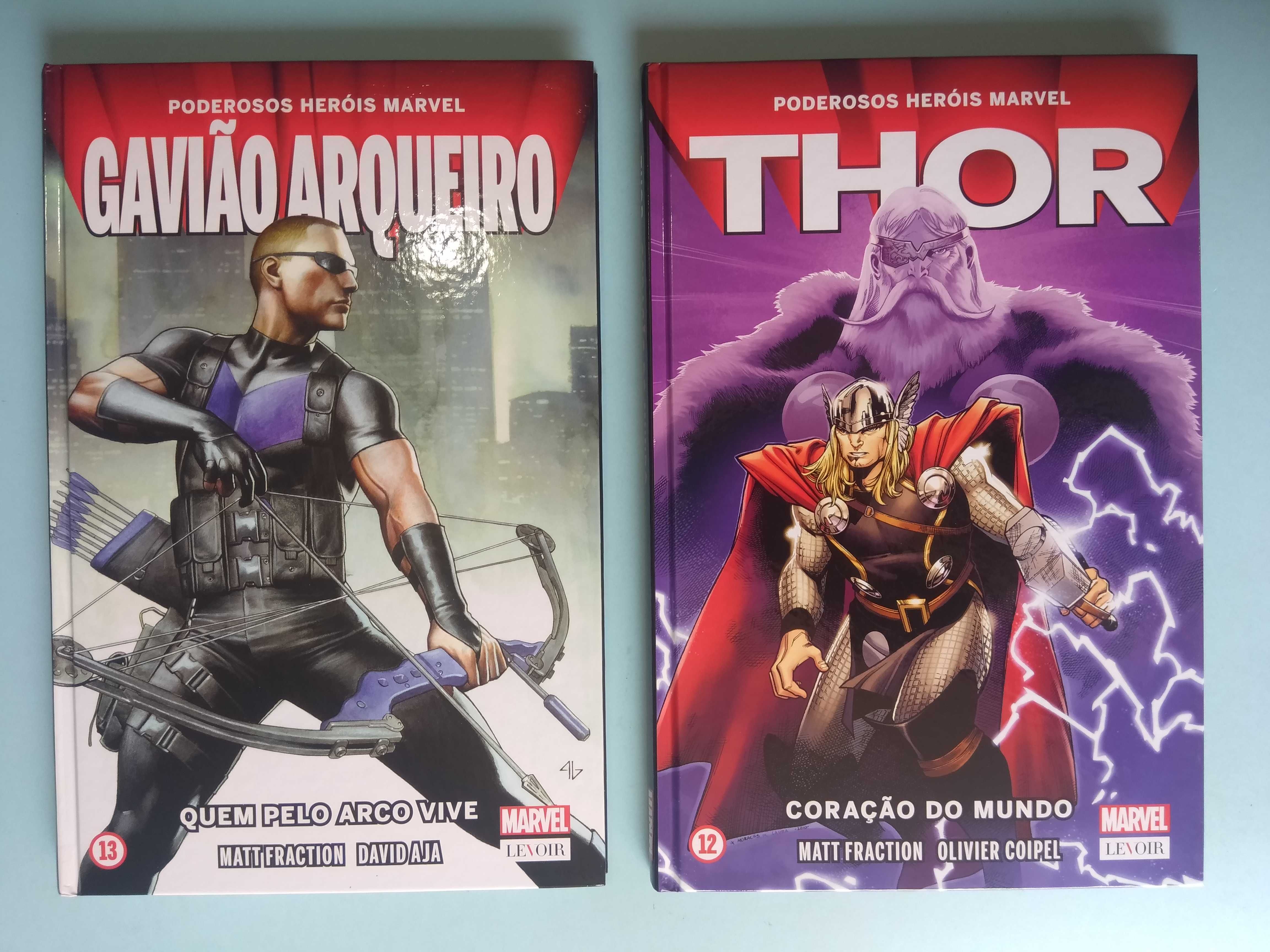 PODEROSOS HERÓIS MARVEL - Completa 15 volumes Ed. Levoir