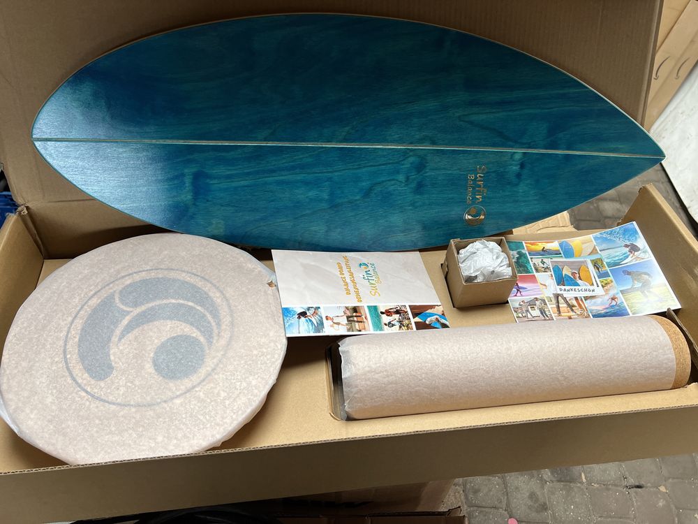 Surfin balance board Aquamarine blue 80cm