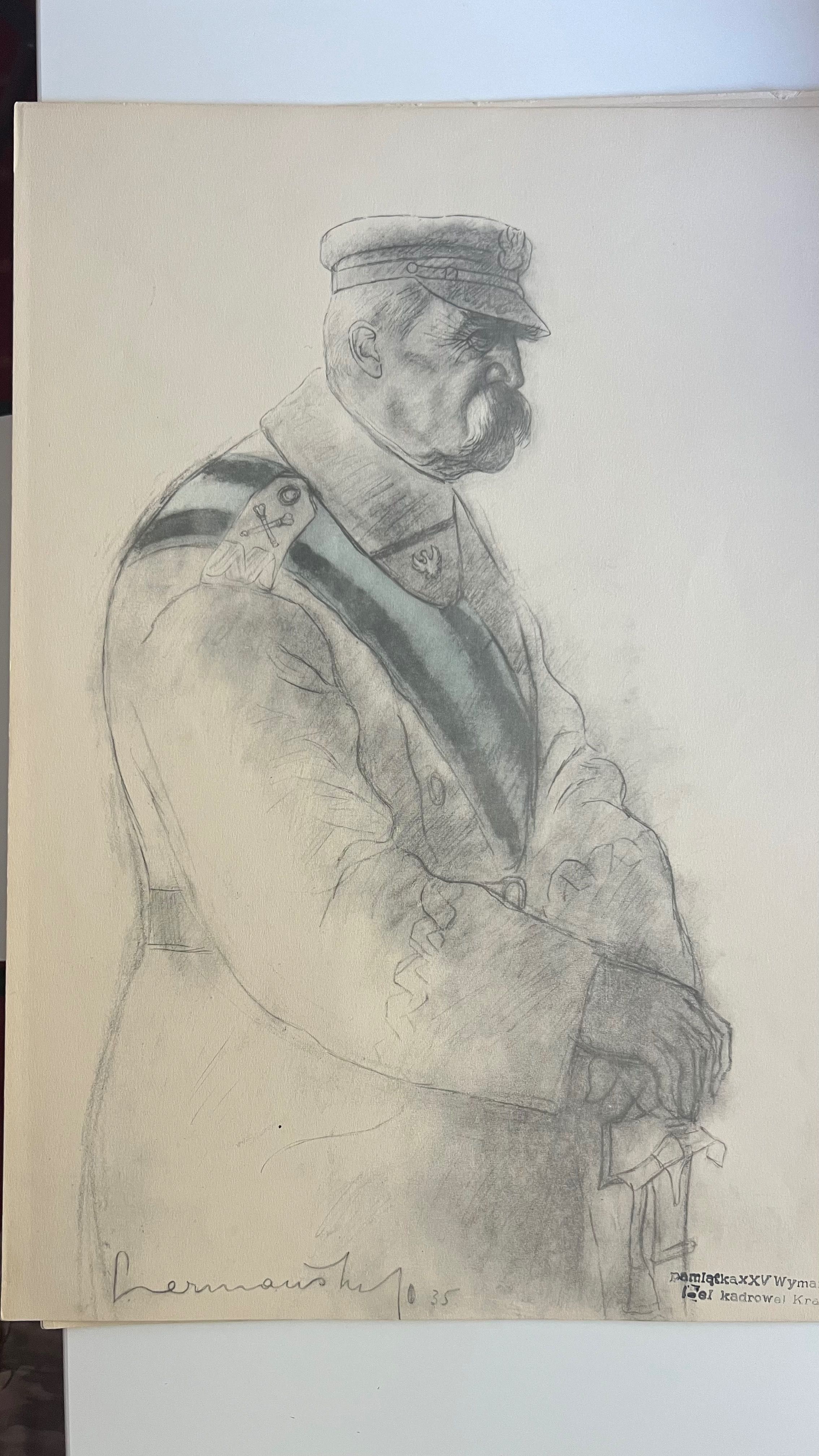 Józef Piłsudski w 13 planszach, 1935 r.