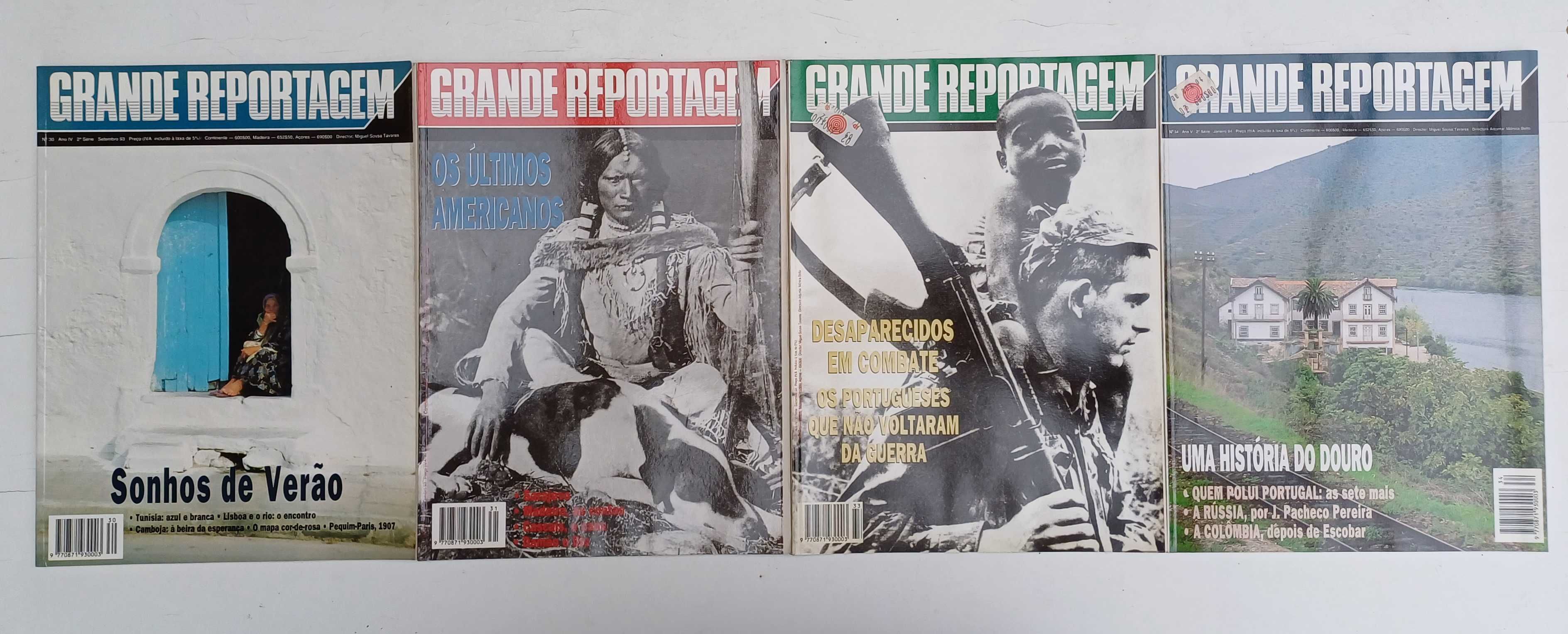 54 revistas Grande Reportagem do nº 1 ao nº 57