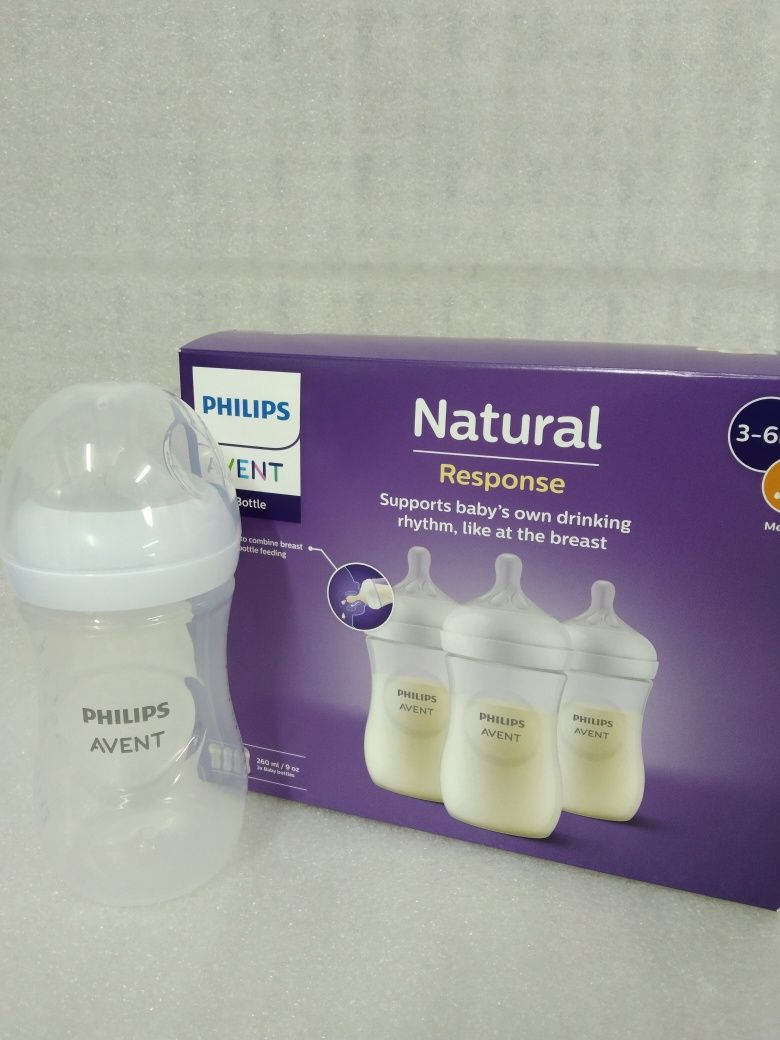 Avent butelka 260 ml buteleczka ze smoczkiem smoczek do butelki 3m