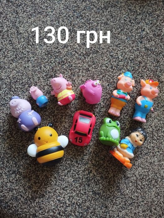 Резинові іграшки для купання