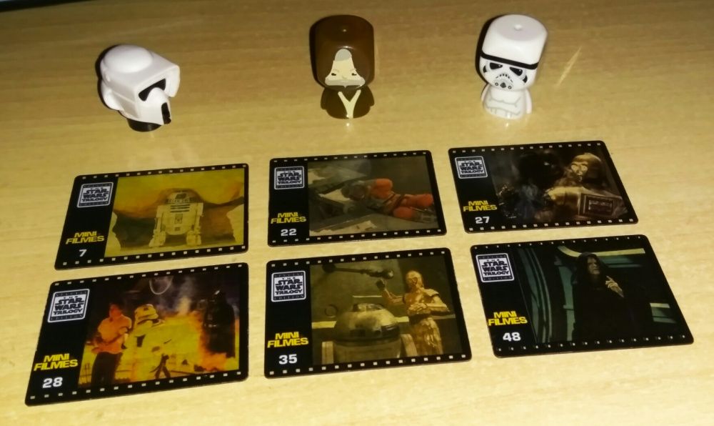 Mini filmes/slides star wars matutano