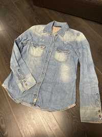 Zara джинсовая рубашка