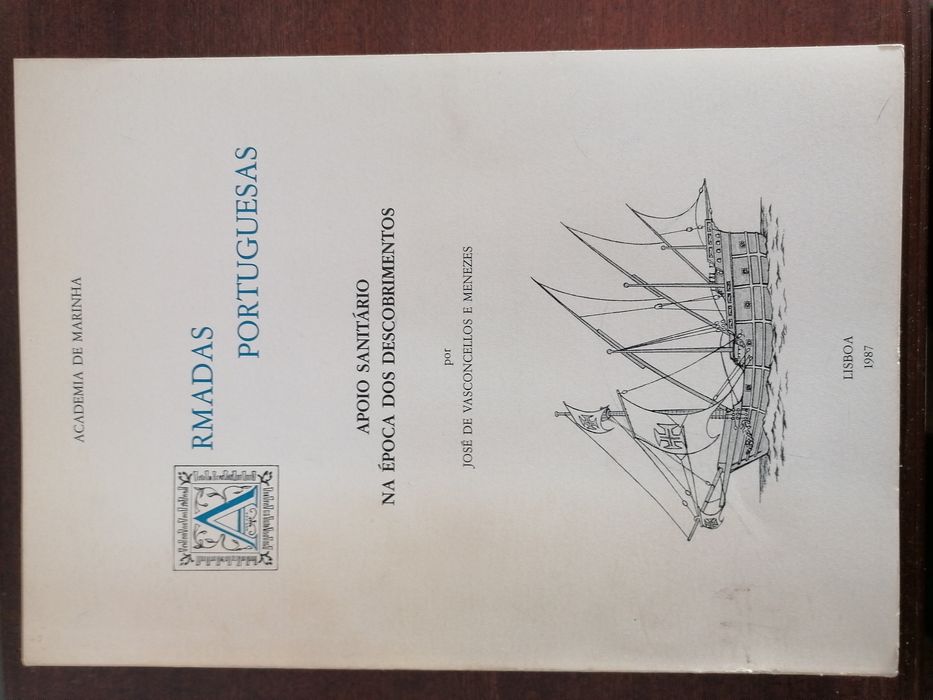 Livro " Armadas Portuguesas" de José de Vasconcellos e Menezes