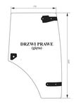 szyba drzwi prawe do Renault Celtis, Axos ACX1228