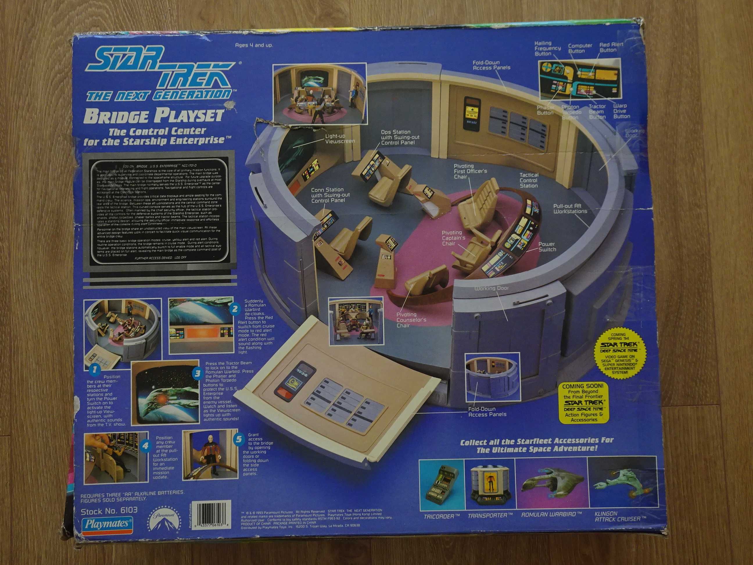 Star Trek The Next Generation Brisge Playset  (Edição de colecionador)