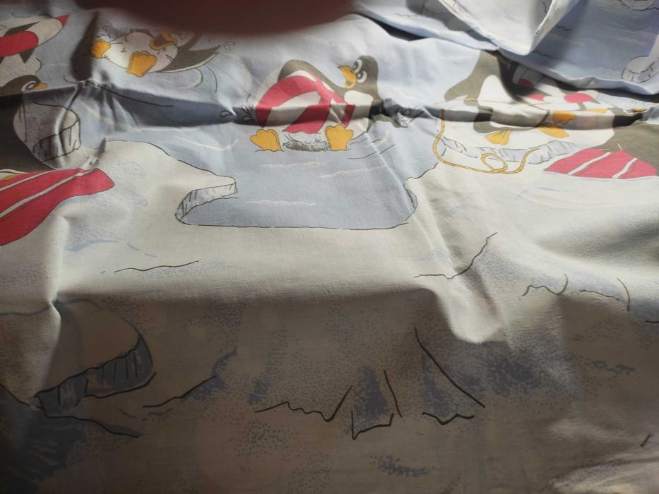 Постільна полуторна білизна на дачу 100% бавовна