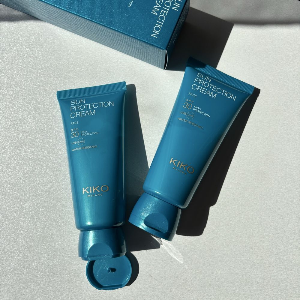 Сонцезахисний крем з spf 30/50 Kiko Milano. Крем Кіко Мілано. Від сонц