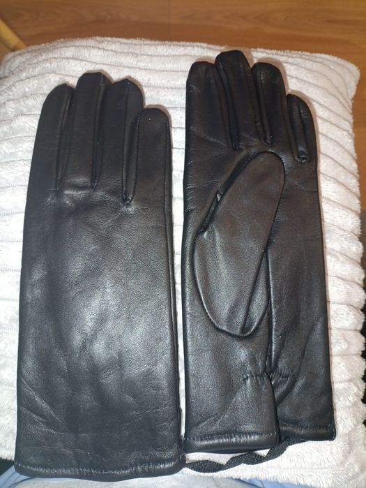 Rękawiczki skórzane roz 22 policja,wojsko,eleganckie