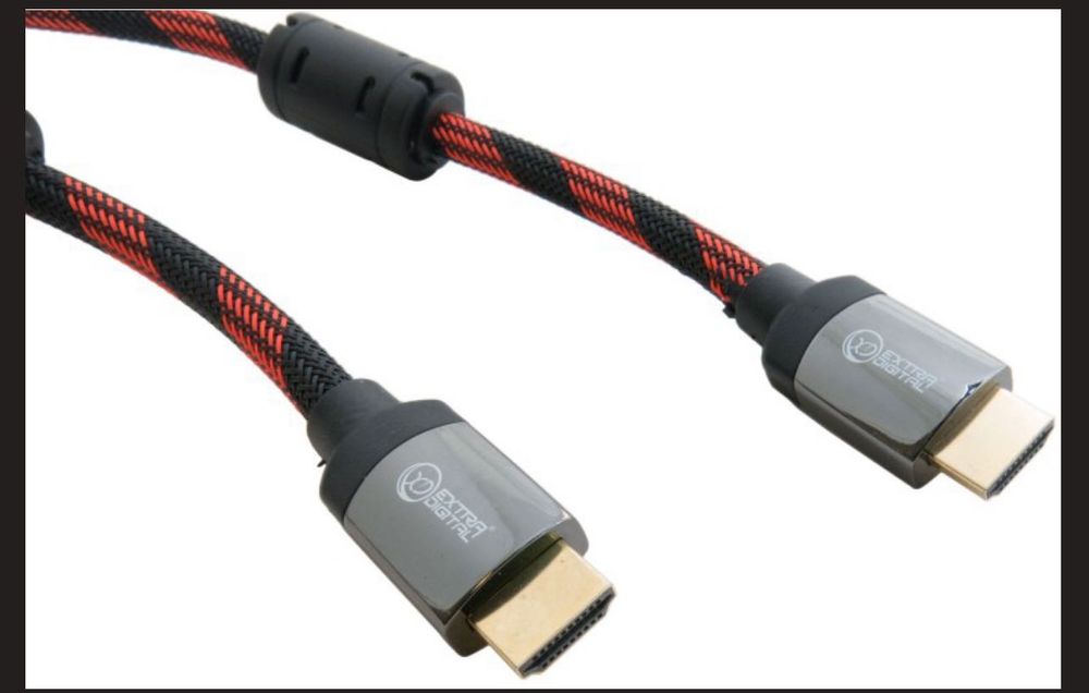 Кабель Extradigital HDMI to HDMI, 1.5 M, v 2.0, 28 AWG, Gold, Nylon