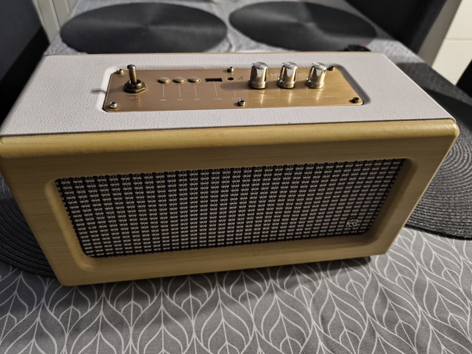 Hykker Głośnik bluetooth retro