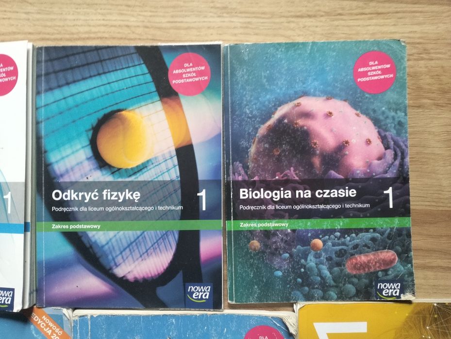 Podręczniki dla 1 klasy technikum liceum szkoła średnia
