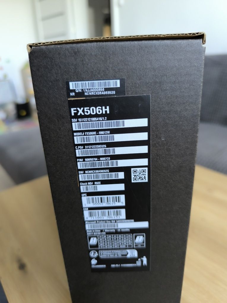 ASUS TUF Gaming F15 • i5-11400H • RTX 3050 Ti • 16 GB RAM • 512 GB SSD