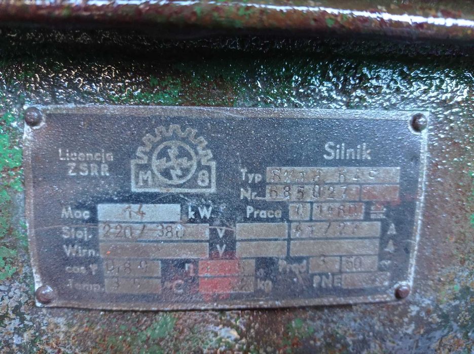 Silnik elektryczny do pomp wirnikowych