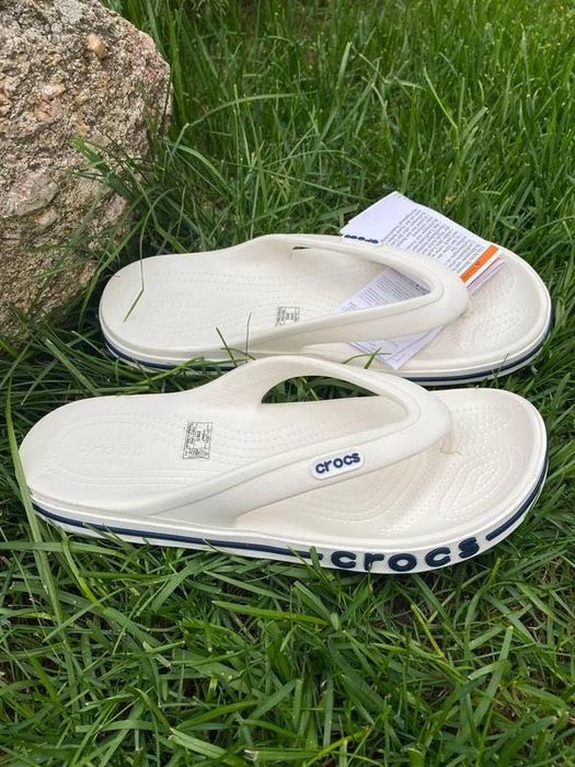 Crocs bayaband flip – білі, розмір 38 – легкі, стильні, на кожен день