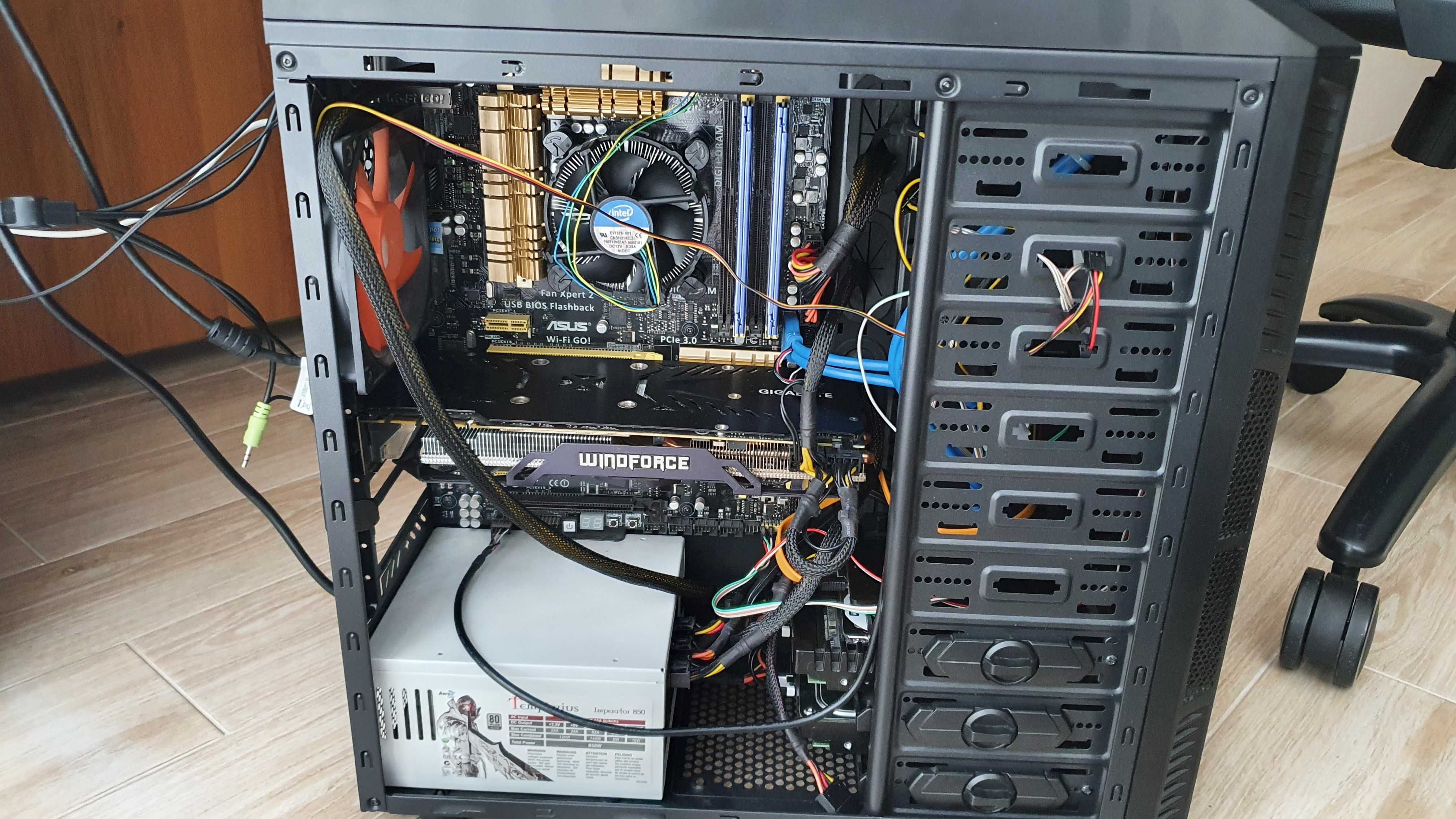 ПК на базі i7-4770k/Z87/16GB DDR3/850w silver/HDD 1.5+0.5TB/SSD 250GB