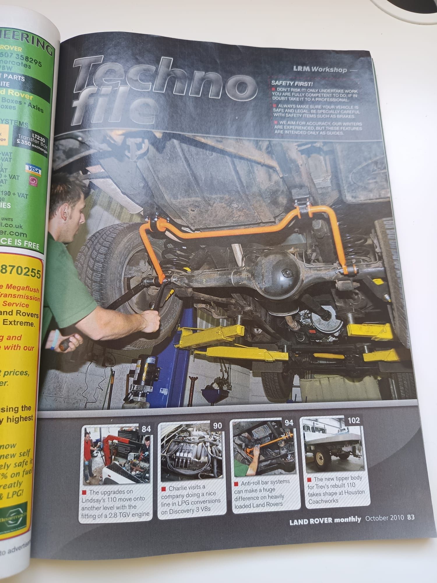Land rover monthly