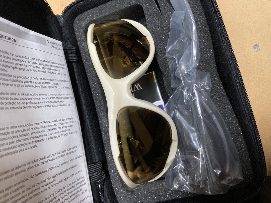 Óculos Shimano CE-S50X beges novos