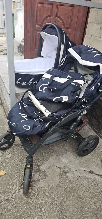 Коляска з люлькою, сумкою