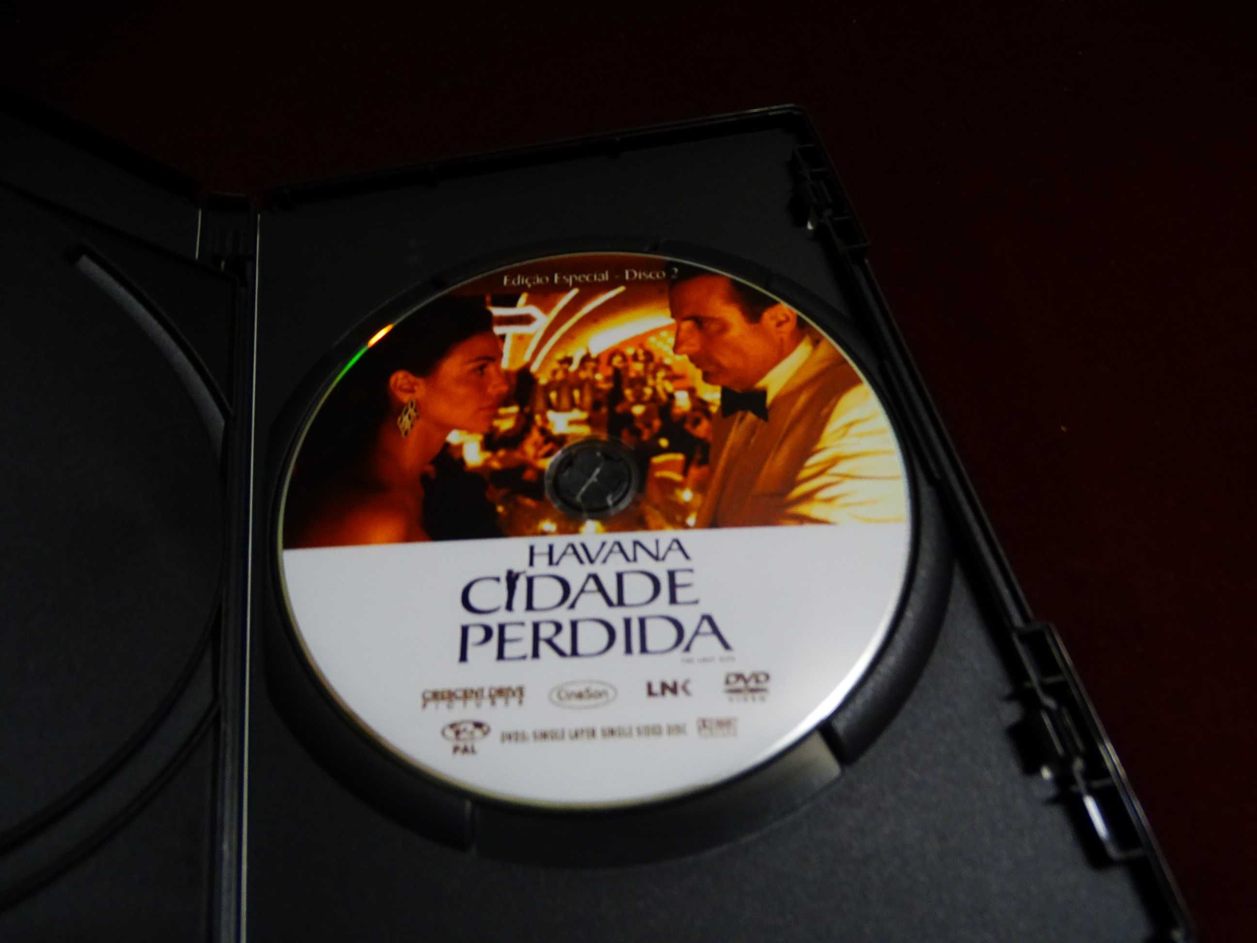 DVD-Havana/Cidade perdida-Andy Garcia/Dustin Hoffman-Edição 2 discos