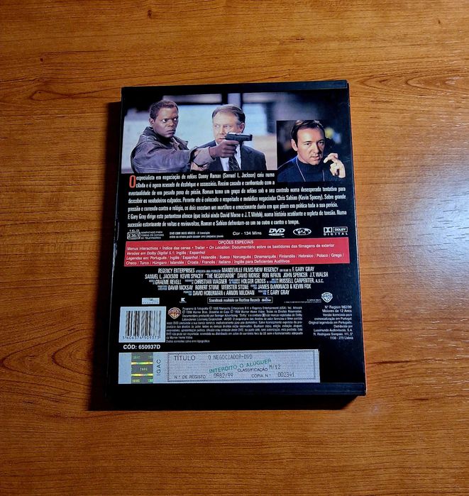 O NEGOCIADOR (Samuel L Jackson/Kevin Spacey/David Morse/J. T. Wlash)