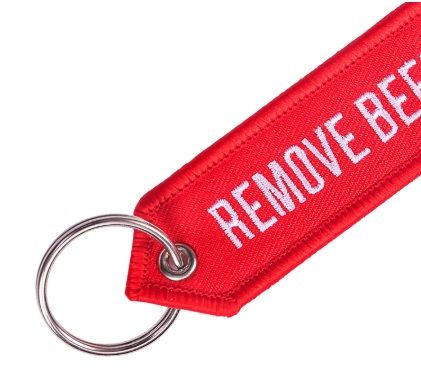 Porta Chaves - Remove Before Flight - ARTIGO NOVO