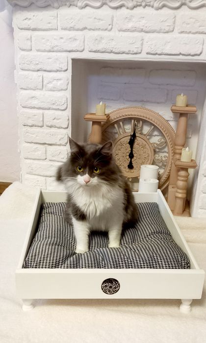 Лежанка дерев'яна, лежанка для кота, лежанка для собак