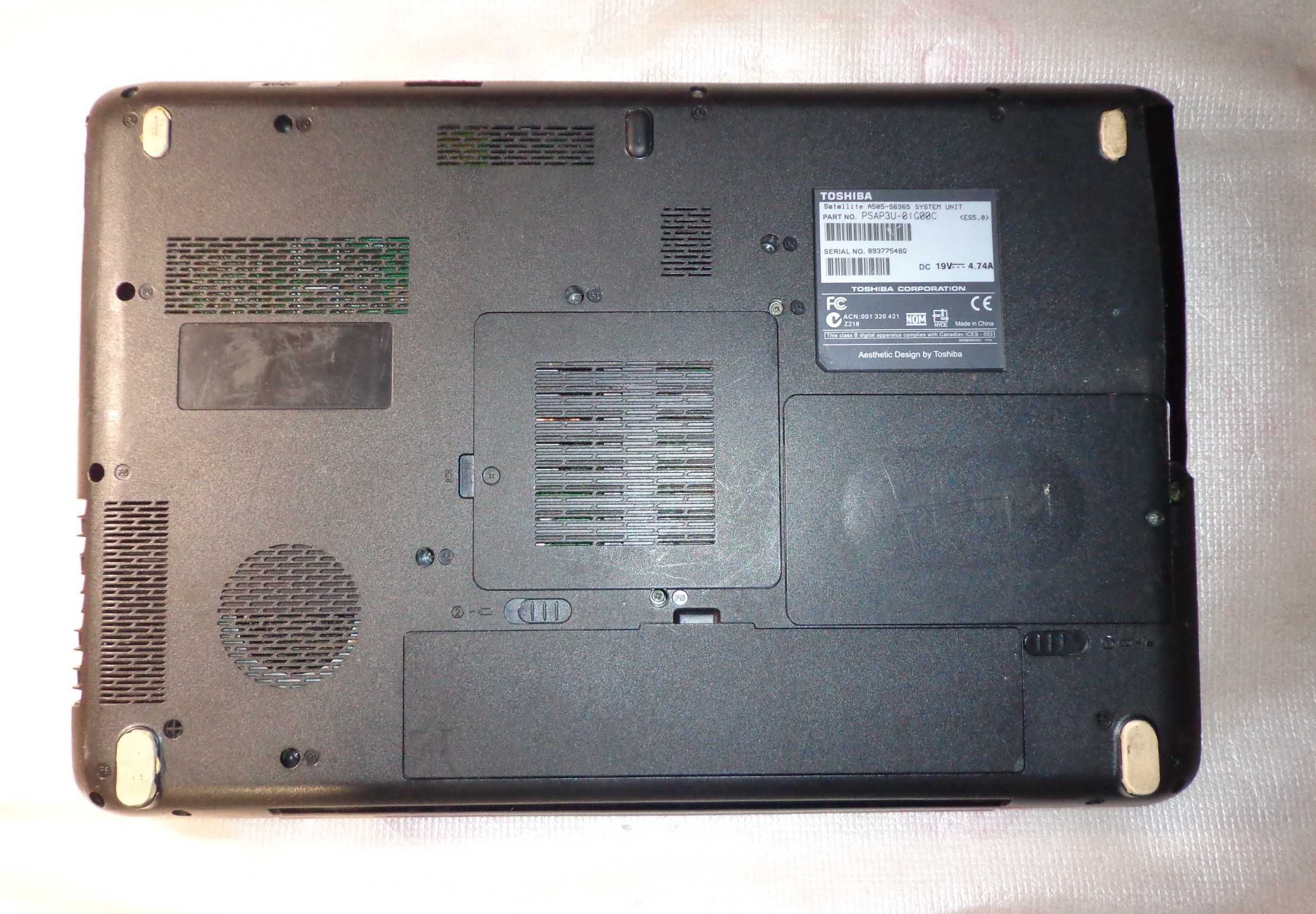 Ноутбук Тошиба 16" A505