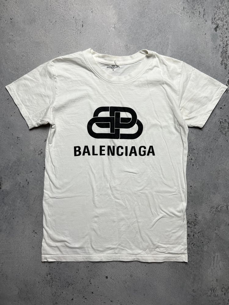 Biała koszulka balenciaga , t-shirt balenciaga