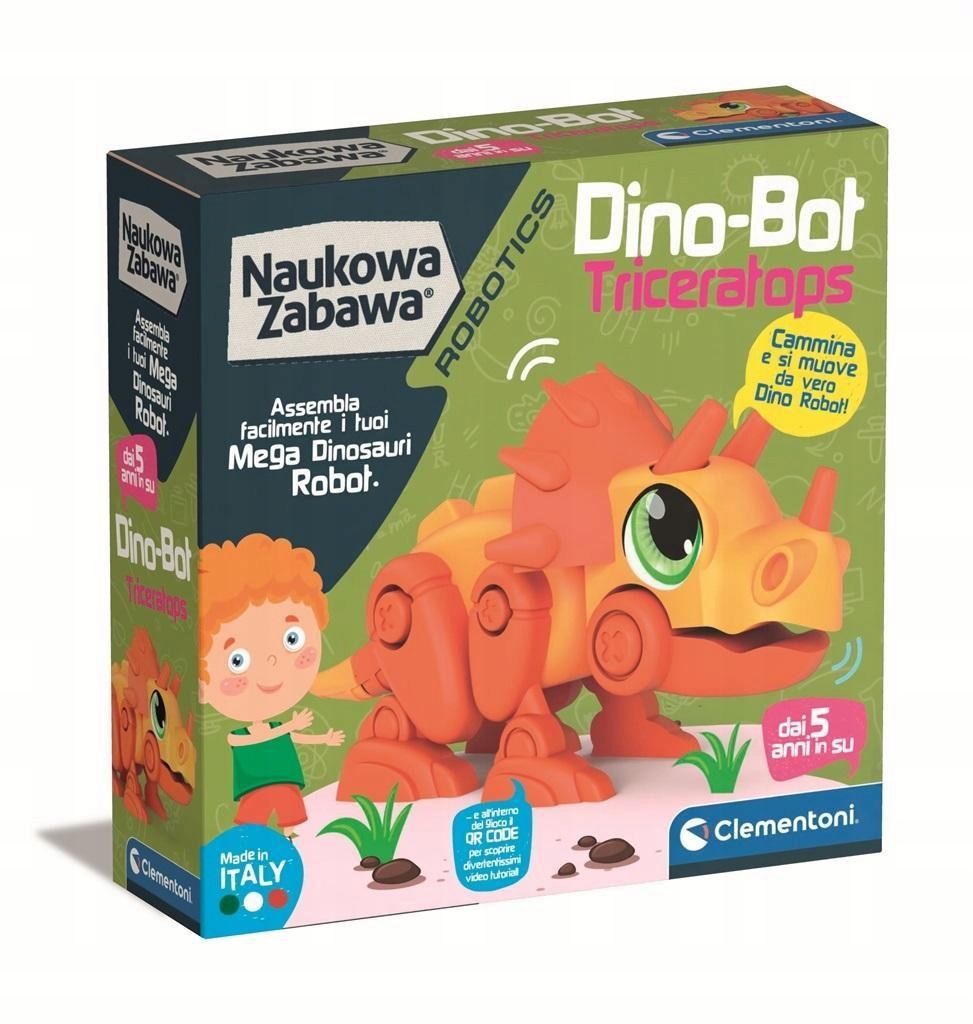 Naukowa Zabawa. Dino-bot Triceratops, Clementoni