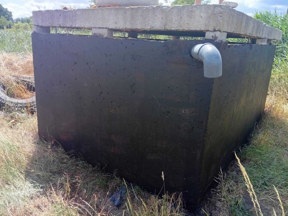 Zbiornik betonowy na wodę deszczową, używany tanio !!! 11m3