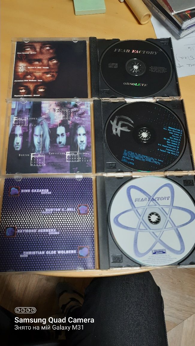 CD Fear Factory 3 cd